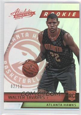 2015-16 Panini Absolute - [Base] - Spectrum Gold #197 - Rookies - Walter Tavares /10