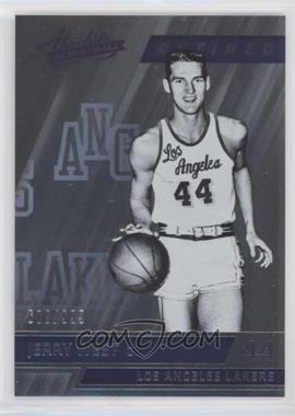 2015-16 Panini Absolute - [Base] #138 - Retired - Jerry West /999