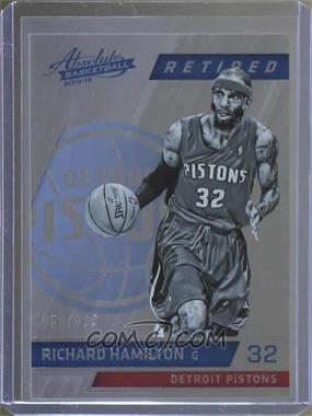 2015-16 Panini Absolute - [Base] #160 - Retired - Richard Hamilton /999