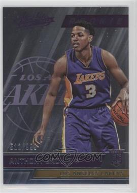 2015-16 Panini Absolute - [Base] #185 - Rookies - Anthony Brown /999
