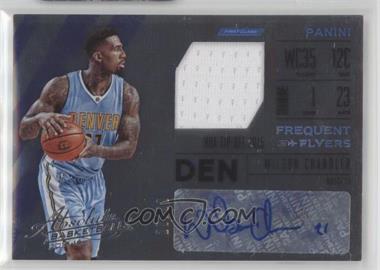 2015-16 Panini Absolute - Frequent Flyer Material Autographs #FR-WC - Wilson Chandler /99