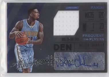 2015-16 Panini Absolute - Frequent Flyer Material Autographs #FR-WC - Wilson Chandler /99