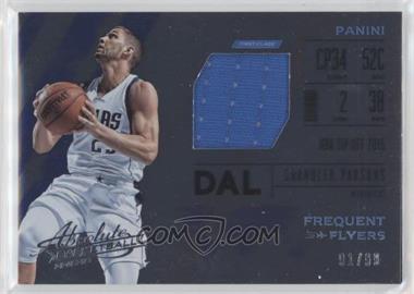 2015-16 Panini Absolute - Frequent Flyer Materials #13 - Chandler Parsons /99