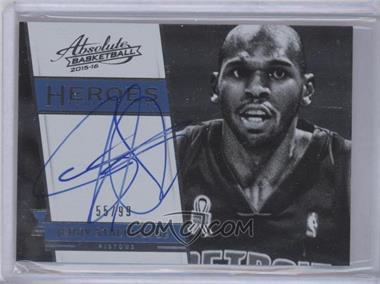 2015-16 Panini Absolute - Heroes Autographs #HA-JS - Jerry Stackhouse /99