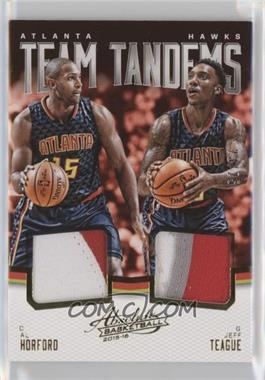 2015-16 Panini Absolute - Team Tandems - Prime #TT-ATL - Al Horford, Jeff Teague /25