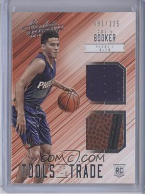 2015-16 Panini Absolute - Tools of the Trade Rookie Materials Dual #13 - Devin Booker /125