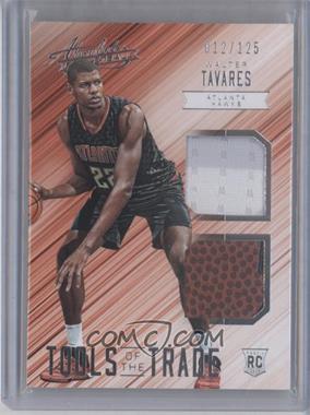 2015-16 Panini Absolute - Tools of the Trade Rookie Materials Dual #33 - Walter Tavares /125