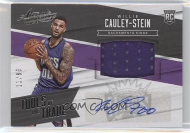 2015-16 Panini Absolute - Tools of the Trade Rookie Materials Signatures #TTJ-WC - Willie Cauley-Stein /99