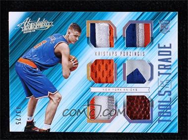 2015-16 Panini Absolute - Tools of the Trade Rookie Materials Six - Patch #4 - Kristaps Porzingis /25