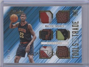2015-16 Panini Absolute - Tools of the Trade Rookie Materials Six - Prime #33 - Walter Tavares /49