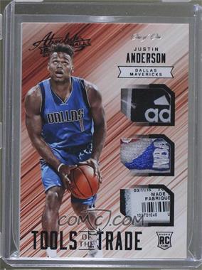 2015-16 Panini Absolute - Tools of the Trade Rookie Materials Trio - Tags #21 - Justin Anderson /1