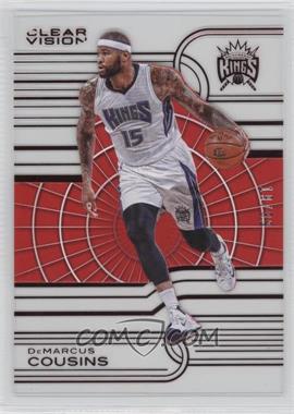 2015-16 Panini Clear Vision - [Base] - Red #65 - DeMarcus Cousins /99