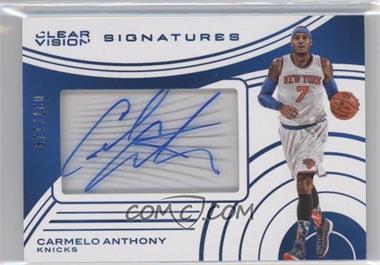 2015-16 Panini Clear Vision - Signatures #CVS-CA - Carmelo Anthony /119