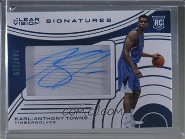 2015-16 Panini Clear Vision - Signatures #CVS-KT - Karl-Anthony Towns /115