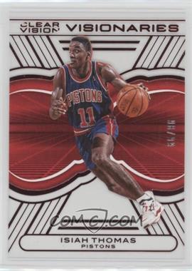 2015 16 Panini Clear Vision Visionaries Red 15 Isiah Thomas 99