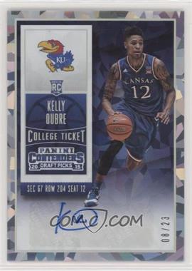 2015-16 Panini Contenders Draft Picks - [Base] - Cracked Ice #125.1 - College Ticket - Kelly Oubre Jr. /23