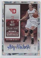 College Ticket - Ally Malott #/23