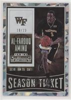 Season Ticket - Al-Farouq Aminu #/23