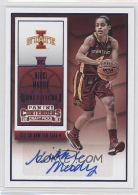 2015-16 Panini Contenders Draft Picks - [Base] - Draft Ticket Blue Foil #194 - Nikki Moody