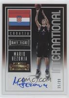 International Autographs - Mario Hezonja #/99