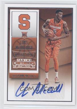 2015-16 Panini Contenders Draft Picks - [Base] #108.1 - College Ticket - Chris McCullough (Looking to His Left)