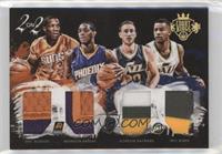 Eric Bledsoe, Brandon Knight, Gordon Hayward, Trey Burke #/25