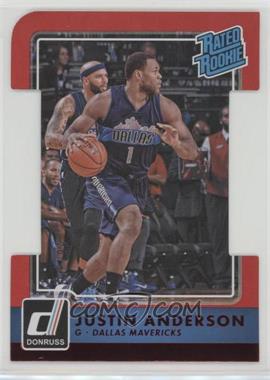 2015-16 Panini Donruss - [Base] - Inspirations Die-Cut #206 - Rated Rookie - Justin Anderson /99