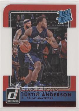 2015-16 Panini Donruss - [Base] - Inspirations Die-Cut #206 - Rated Rookie - Justin Anderson /99