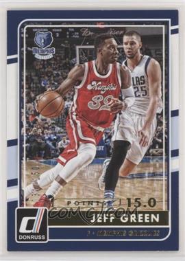 2015-16 Panini Donruss - [Base] - Points #153 - Jeff Green /150