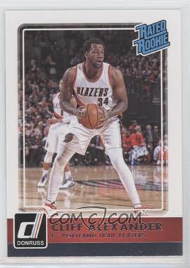 2015-16 Panini Donruss - [Base] #246 - Rated Rookie - Cliff Alexander