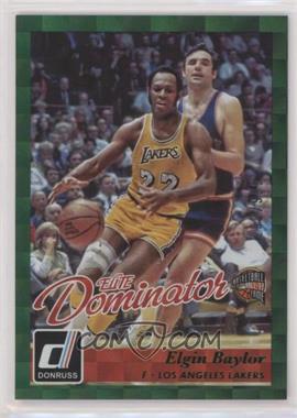 2015-16 Panini Donruss - Elite Dominator Hall #21 - Elgin Baylor /999