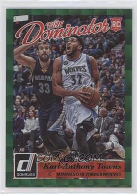 2015-16 Panini Donruss - Elite Dominator Rookies #8 - Karl-Anthony Towns /999