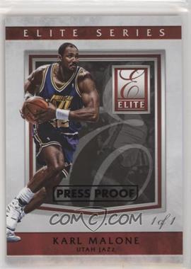 2015-16 Panini Donruss - The Elite Series - Press Proof Black #9 - Karl Malone /1