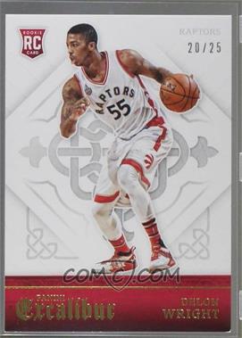 2015-16 Panini Excalibur - [Base] - Gold #152 - Rookies - Delon Wright /25 [Noted]