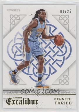 2015-16 Panini Excalibur - [Base] - Gold #49 - Kenneth Faried /25