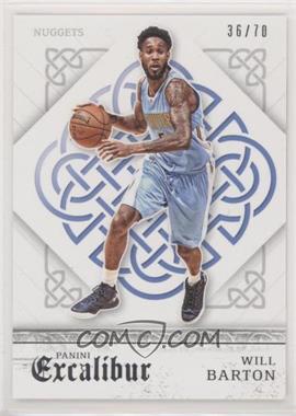 2015-16 Panini Excalibur - [Base] - Silver #46 - Will Barton /70