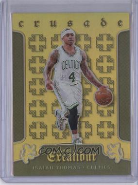 2015-16 Panini Excalibur - Crusade - Gold #26 - Isaiah Thomas /10