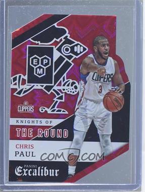 2015-16 Panini Excalibur - Knights of the Round #4 - Chris Paul