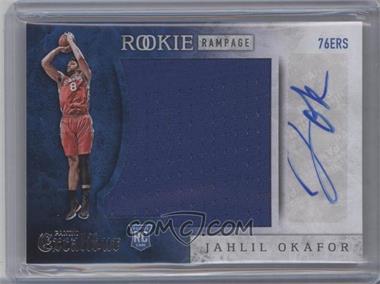 2015-16 Panini Excalibur - Rookie Rampage Jumbo Jersey Autographs #RR-JOF - Jahlil Okafor