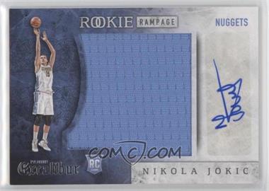 2015-16 Panini Excalibur - Rookie Rampage Jumbo Jersey Autographs #RR-NJK - Nikola Jokic