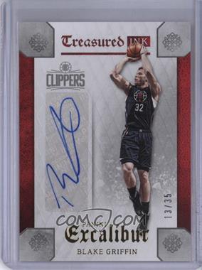 2015-16 Panini Excalibur - Treasured Ink #TI-BGF - Blake Griffin /35