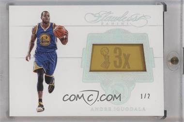 2015-16 Panini Flawless - Championship Tags #5 - Andre Iguodala /2