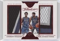 Andrew Wiggins, Karl-Anthony Towns #/15