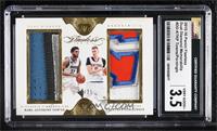 Karl-Anthony Towns, Kristaps Porzingis [CGC 3.5 Very Good+] #/25