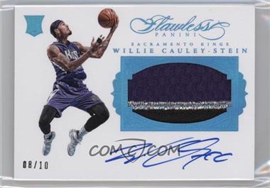 2015-16 Panini Flawless - Patch Autographs - Sapphire #PA-WS - Willie Cauley-Stein /10