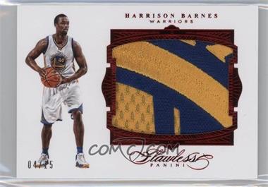 2015-16 Panini Flawless - Patches - Ruby #22 - Harrison Barnes /15