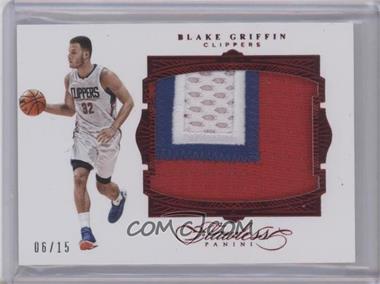2015-16 Panini Flawless - Patches - Ruby #23 - Blake Griffin /15