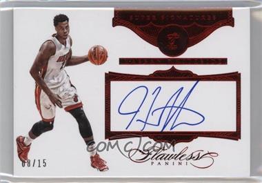 2015-16 Panini Flawless - Super Signatures - Ruby #SS-HW - Hassan Whiteside /15
