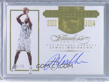 2015-16 Panini Flawless - Transitions Autographs #TR-JM5 - Jamal Mashburn /25