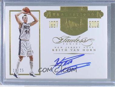 2015-16 Panini Flawless - Transitions Autographs #TR-KH1 - Keith Van Horn /25